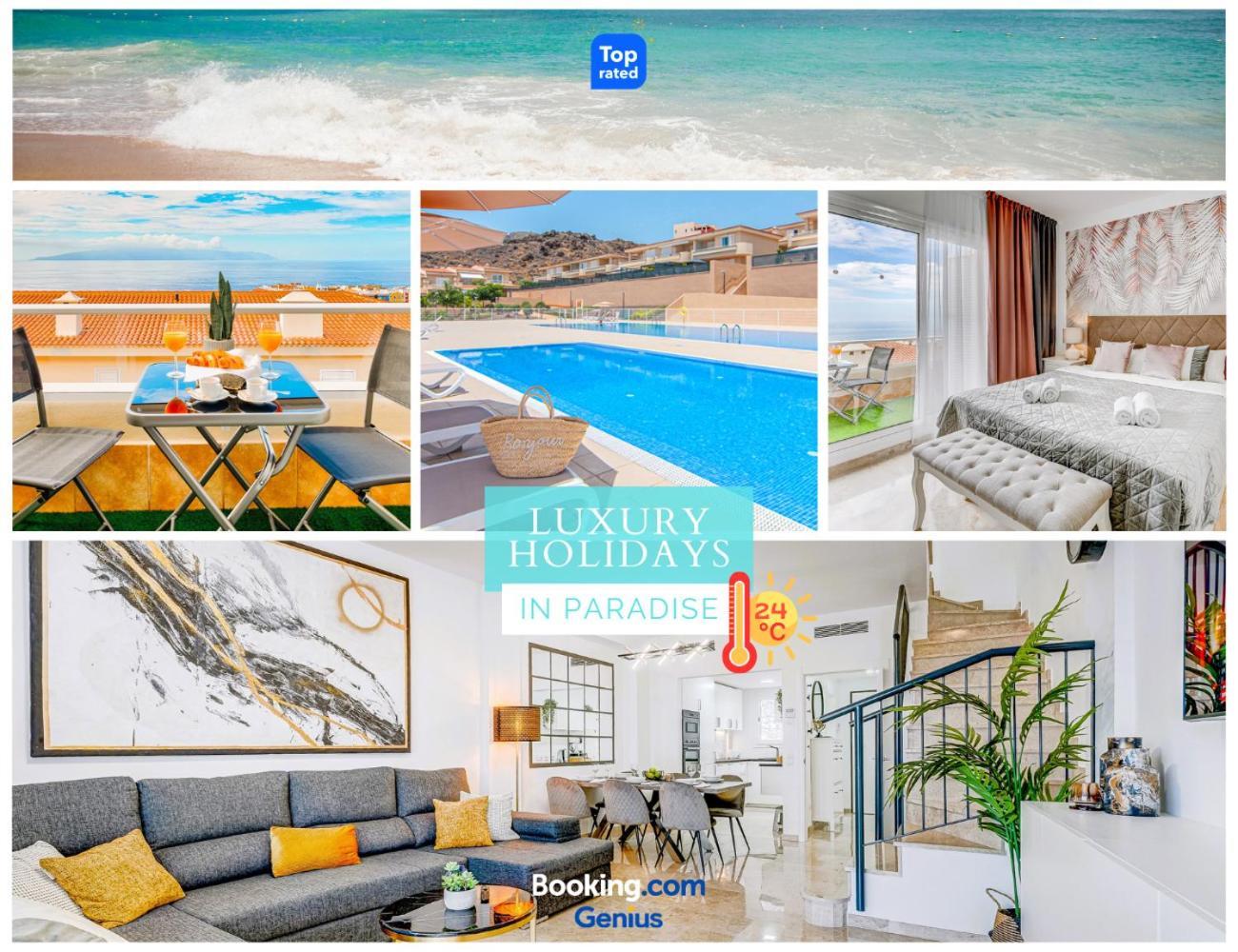 Luxury Holiday House Tenerife 圣地亚哥港 外观 照片